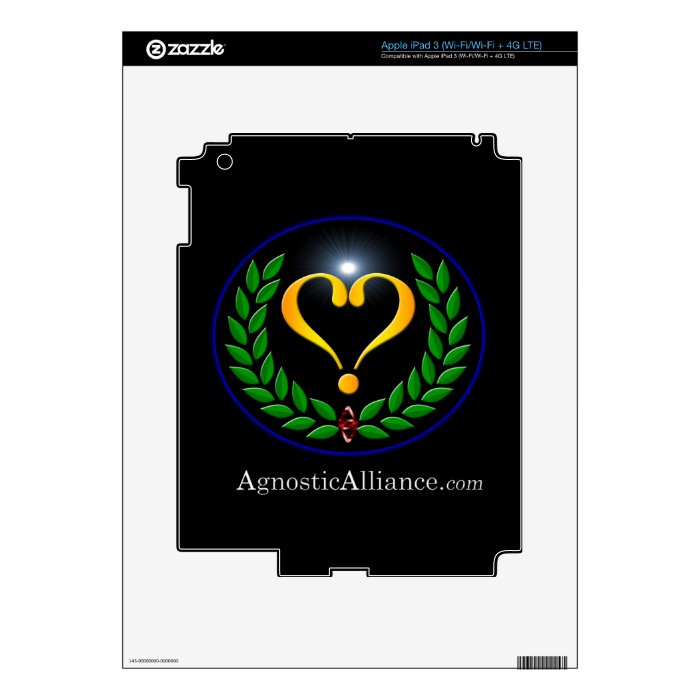 Agnostic Alliance   iPad 3 (Wi Fi/Wi Fi + 4G LTE) Skin For iPad 3