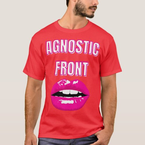 agnostic front red lips T_Shirt