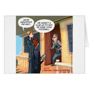 Agnostic Missionaries Funny Cards
