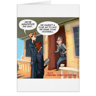 Agnostic Missionaries Funny Cards