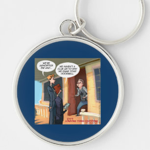 Agnostic Missionaries Funny Keychain