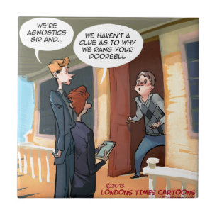 Agnostic Missionaries Funny Tile