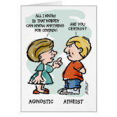 Agnostic vs Atheist (Front)