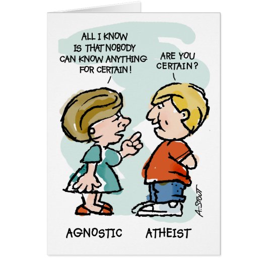 Agnostic vs Atheist Cards (Front)
