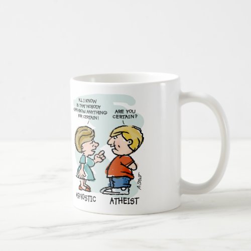 Agnostic vs Atheist _ Coffee Mug
