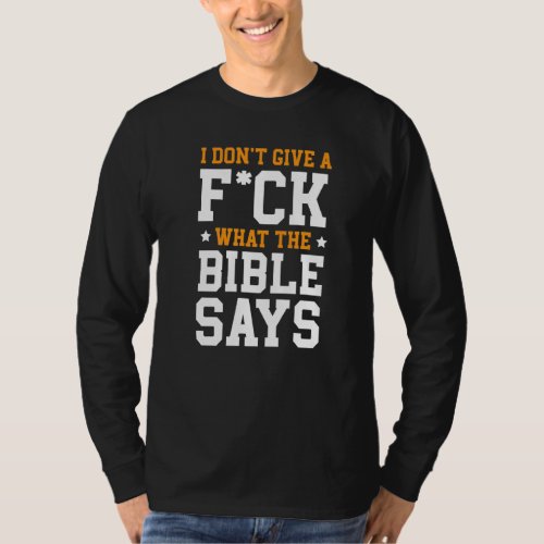 Agnosticism Atheism Anti Religion Agnostic Devil W T_Shirt