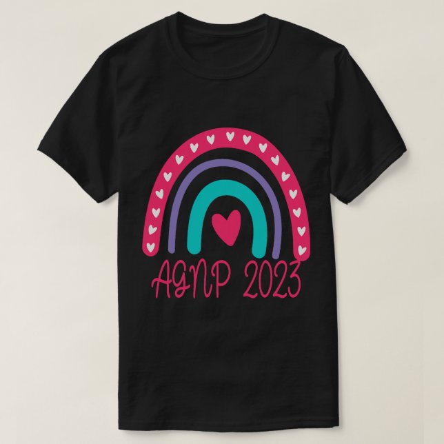 AGNP AdultGerontology Nurse Practitioner 2023 Grad T-Shirt (Design Front)
