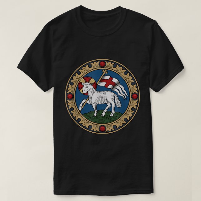 Agnus Dei Lamb of God Jesus Christ  T-Shirt (Design Front)