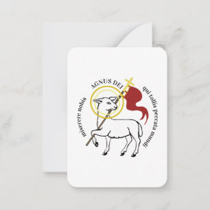 Agnus Dei Note Card