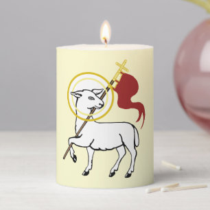 Agnus Dei Pillar Candle