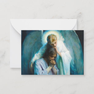 Agony in the Garden, 1898 by Frans Schwartz Note Card