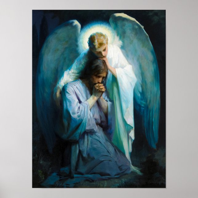 Agony in the Garden, 1898 by Frans Schwartz Poster (Front)