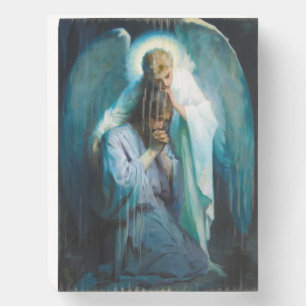 Agony in the Garden, 1898 by Frans Schwartz Wooden Box Sign