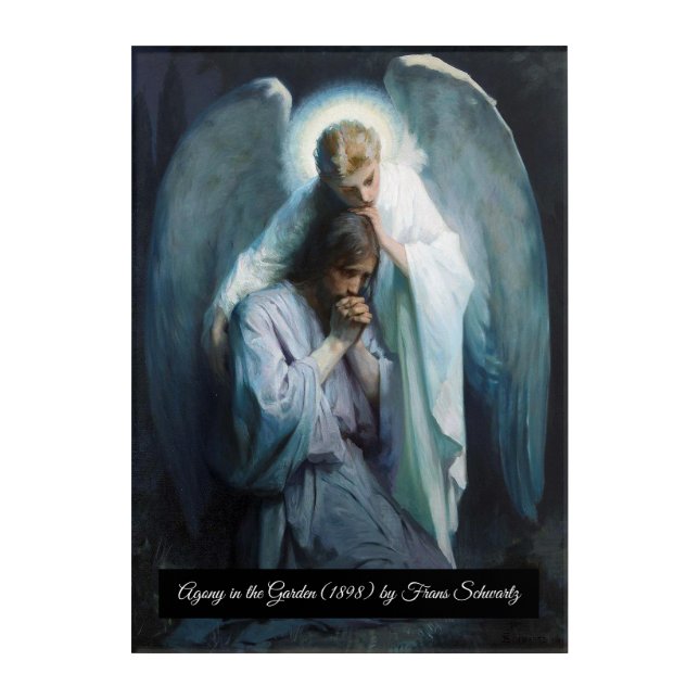 Agony in the Garden Jesus Christ Acrylic Print (Front)