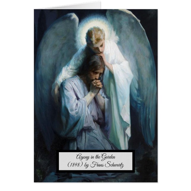 Agony in the Garden Jesus Christ Cards (Front)