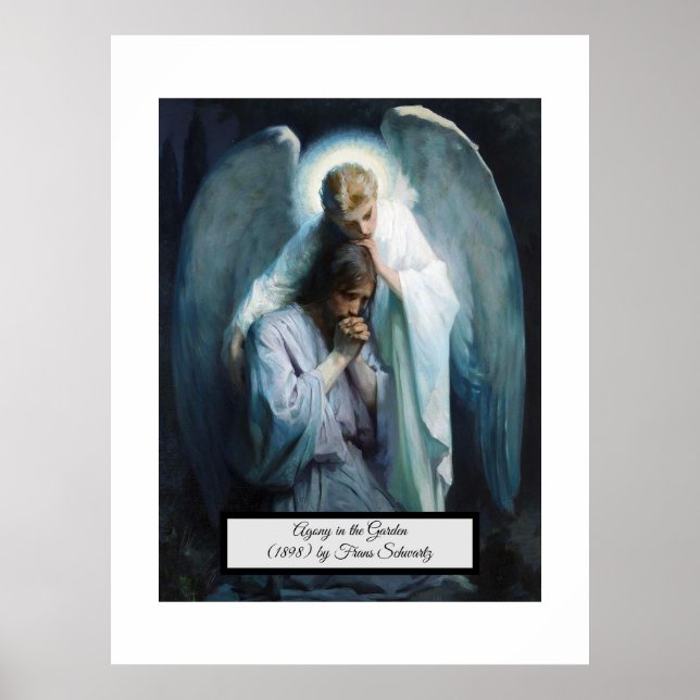 Agony in the Garden Jesus Christ Poster (Front)