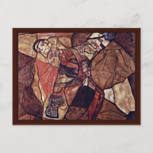 Agony (The Death Struggle) By Schiele Egon Postcard