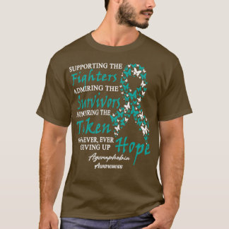 Agoraphobia Awareness Supporting The Fighters Butt T-Shirt