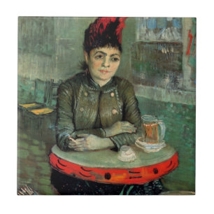 Agostina Segatori, Cafe du Tambourin by Van Gogh Ceramic Tile