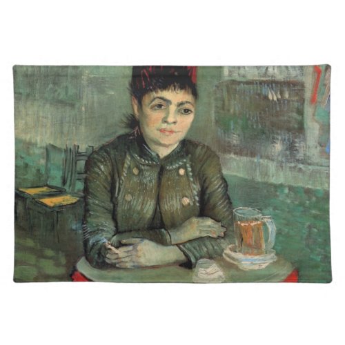 Agostina Segatori Cafe du Tambourin by Van Gogh Cloth Placemat