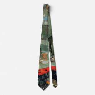 Agostina Segatori, Cafe du Tambourin by Van Gogh Neck Tie
