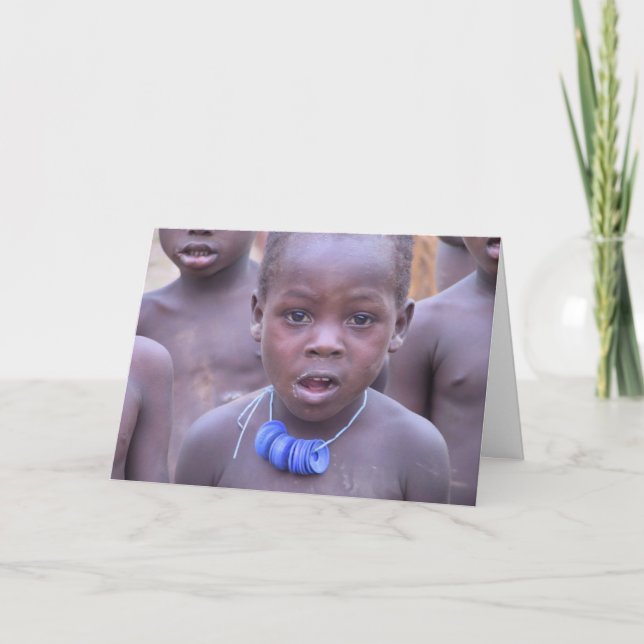 Agou Fie Child Holiday Card (Front)