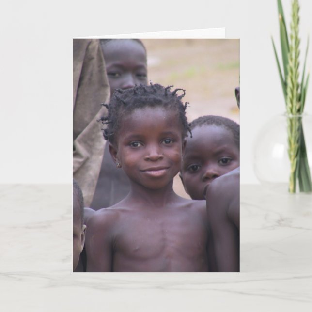 Agou Fie girl Holiday Card (Front)