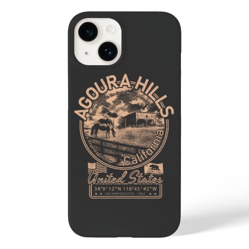 AGOURA HILLS CALIFORNIA - VINTAGE OLD RANCH Case-Mate iPhone 14 CASE