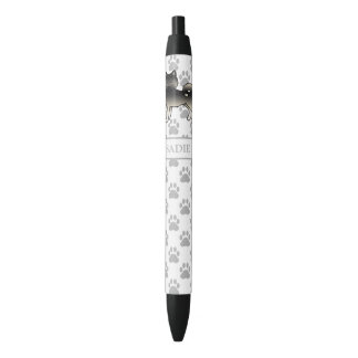 Agouti Alaskan Malamute Cartoon Dog &amp; Your Name Pen