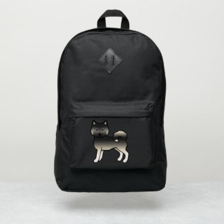 Agouti Alaskan Malamute Cute Cartoon Dog Port Authority® Backpack