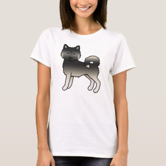 Agouti Alaskan Malamute Cute Cartoon Dog T-Shirt