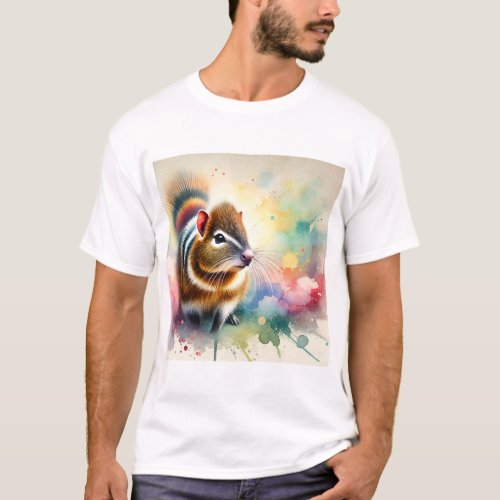 Agouti in a Serene Watercolor Environment 180624AR T_Shirt