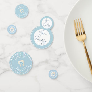 Agra Hadig-First Tooth Blue Confetti