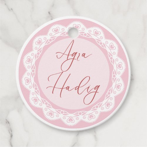 Agra Hadig_First Tooth pink Favor Tags