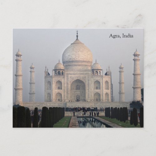 Agra India Postcard