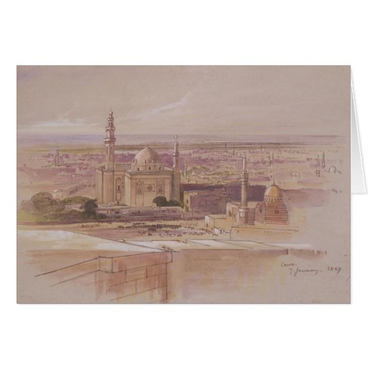 Agra Mosque, Cairo, 1849 Cards (Front Horizontal)