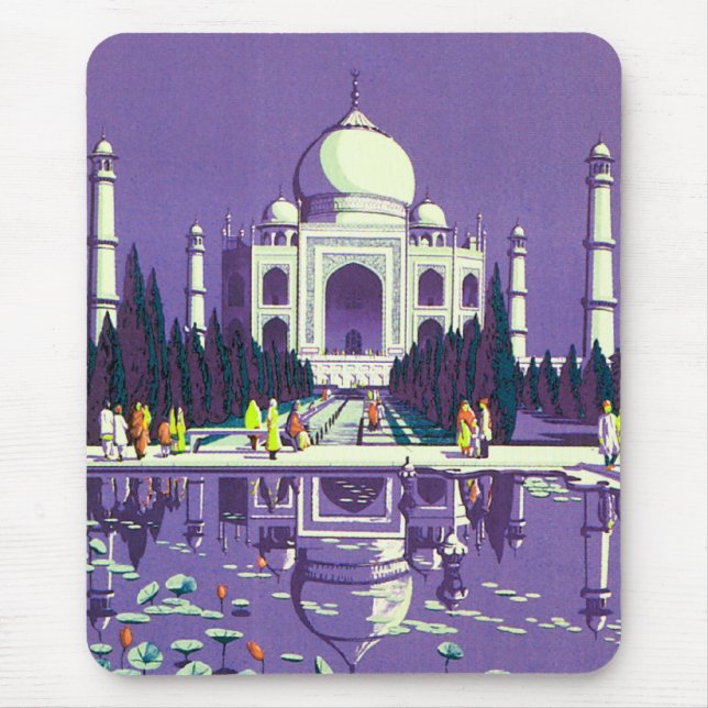 Agra ~ Taj Mahal Mouse Pad (Front)