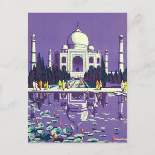 Agra ~ Taj Mahal Postcard