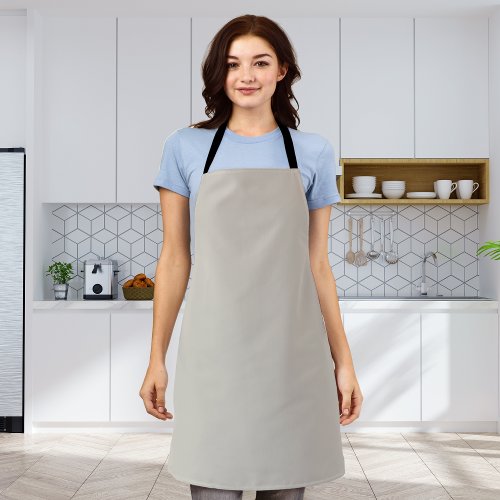 Agreeable Gray Solid Color Apron