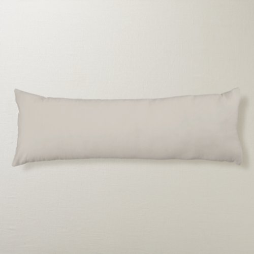 Agreeable Gray Solid Color Body Pillow