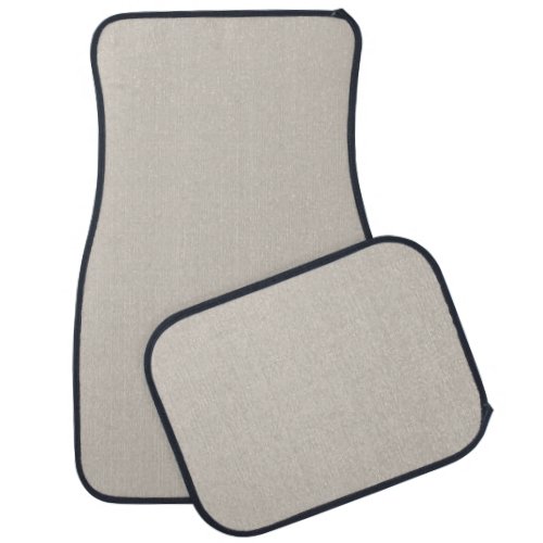Agreeable Gray Solid Color Car Floor Mat