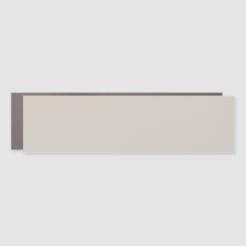 Agreeable Gray Solid Color Car Magnet