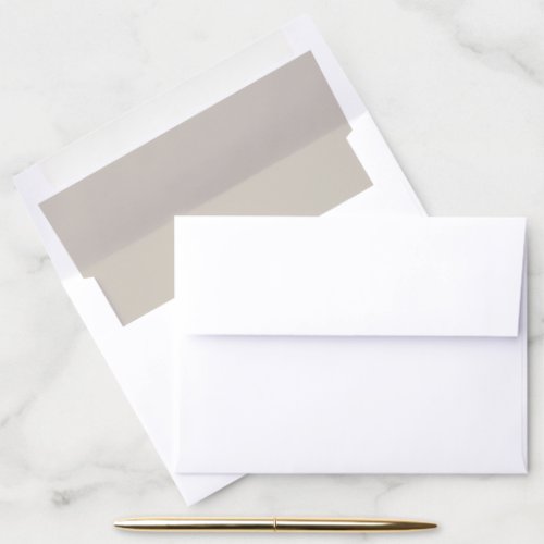 Agreeable Gray Solid Color Envelope Liner