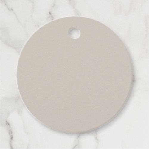 Agreeable Gray Solid Color Favor Tags