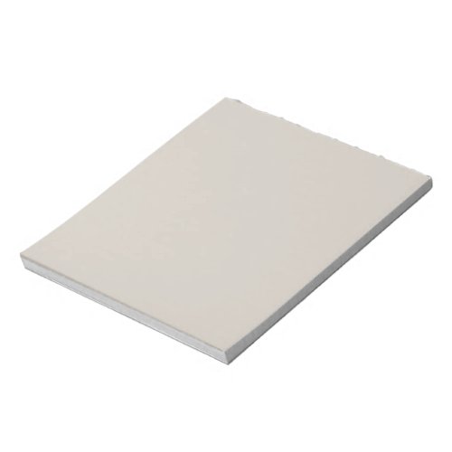 Agreeable Gray Solid Color Notepad