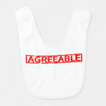 Agreeable Stamp Baby Bib