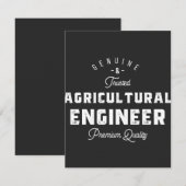 Agricultural engineer, cool, engineer, engineering (Front/Back)