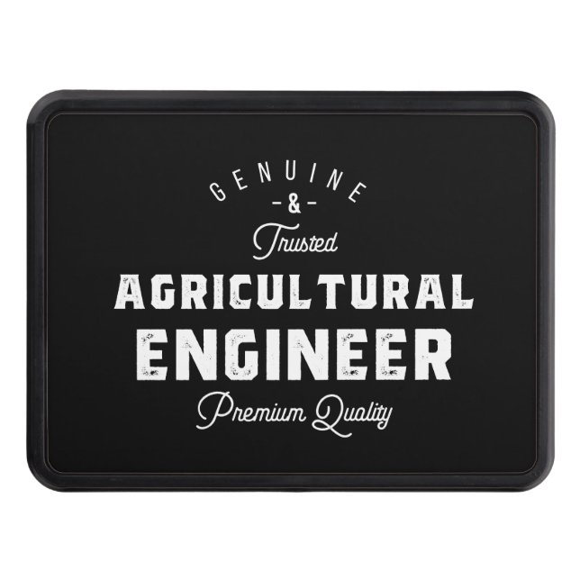 Agricultural engineer, cool, engineer, engineering hitch cover (Front)