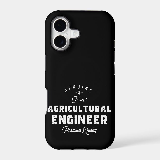 Agricultural engineer, cool, engineer, engineering iphone case (Back)