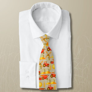 Agricultural equipment wheat farming neck tie